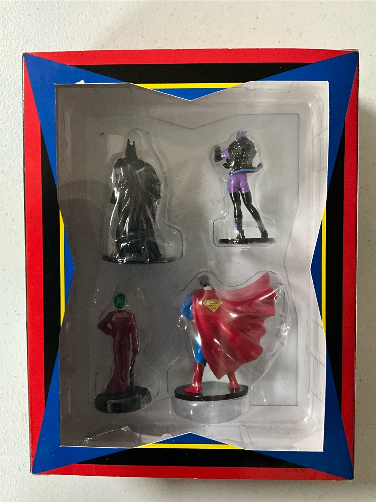 DC Figures Warner Bros Studio Store 4 Pack Batman Superman Joker Catwoman 1999