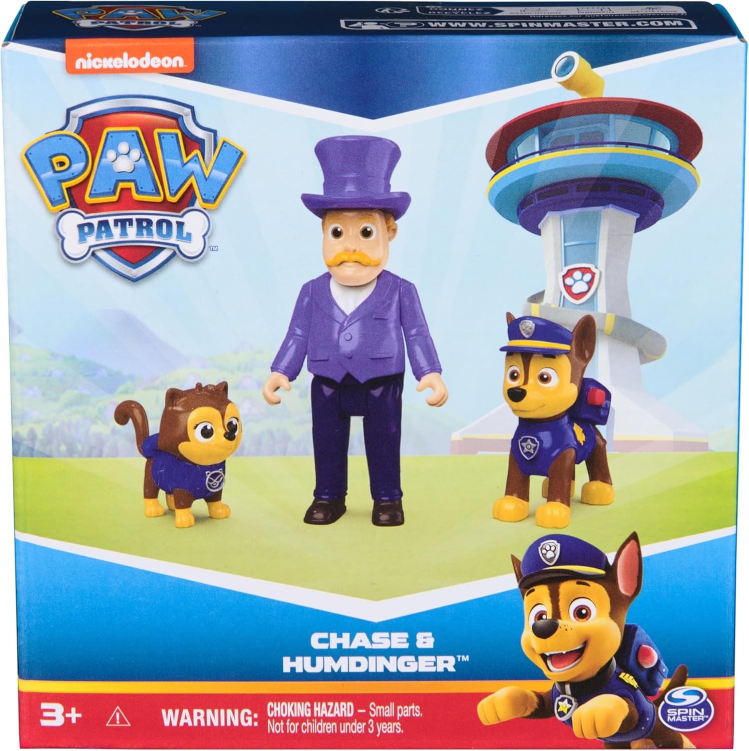 Chase & Humdinger Figures Set, Kids Toys for Boys and Girls Ages 3 an