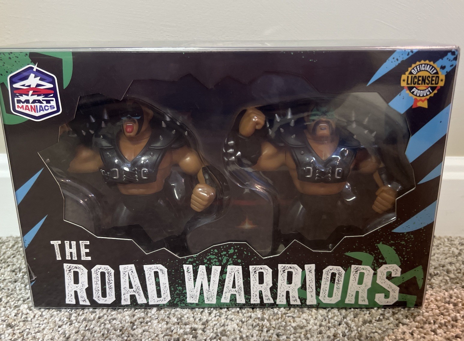 Mat Maniacs (2) Pack The Road Warriors WWF/WCW/NWA New Clear Protective Package