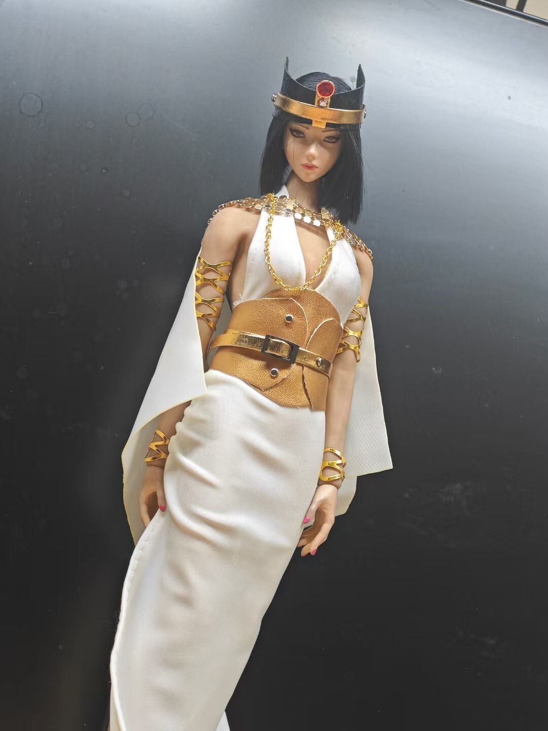1/6 Egypt White Queen Female Clothes Set For 12&Prime; Action Figure Soldier Body Toy