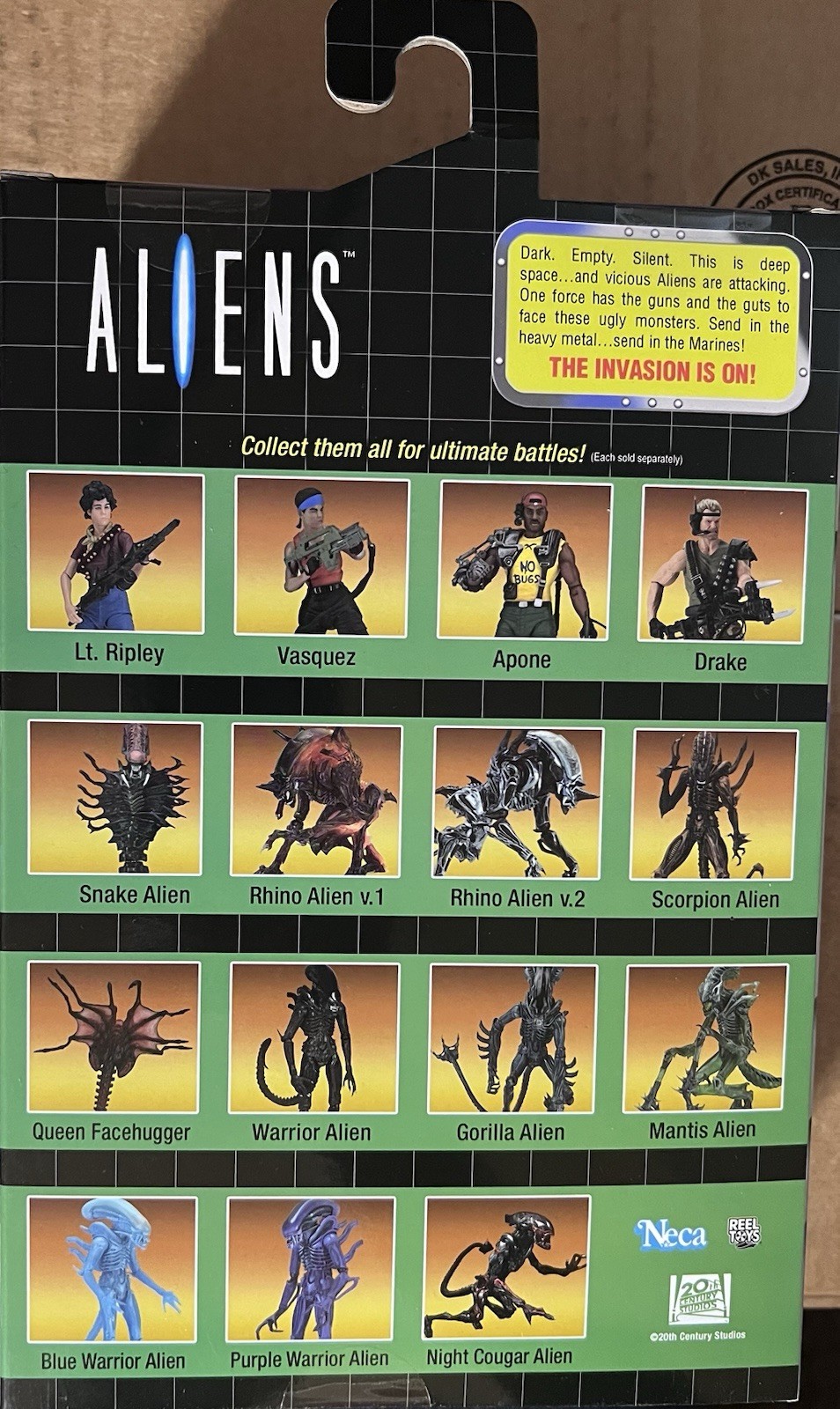 NECA ALIENS “Panther Alien” Kenner Tribute 7&Prime; Action Figure NEW SEALED