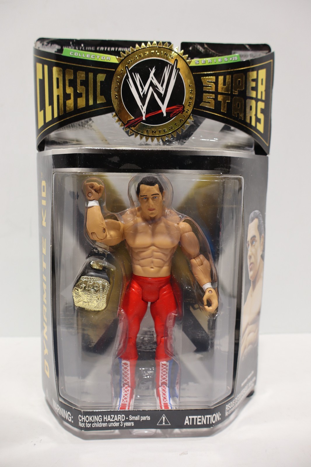 WWE Classic Superstars DYNAMITE KID Series 20 Action Figure 2008 Jakks Sealed