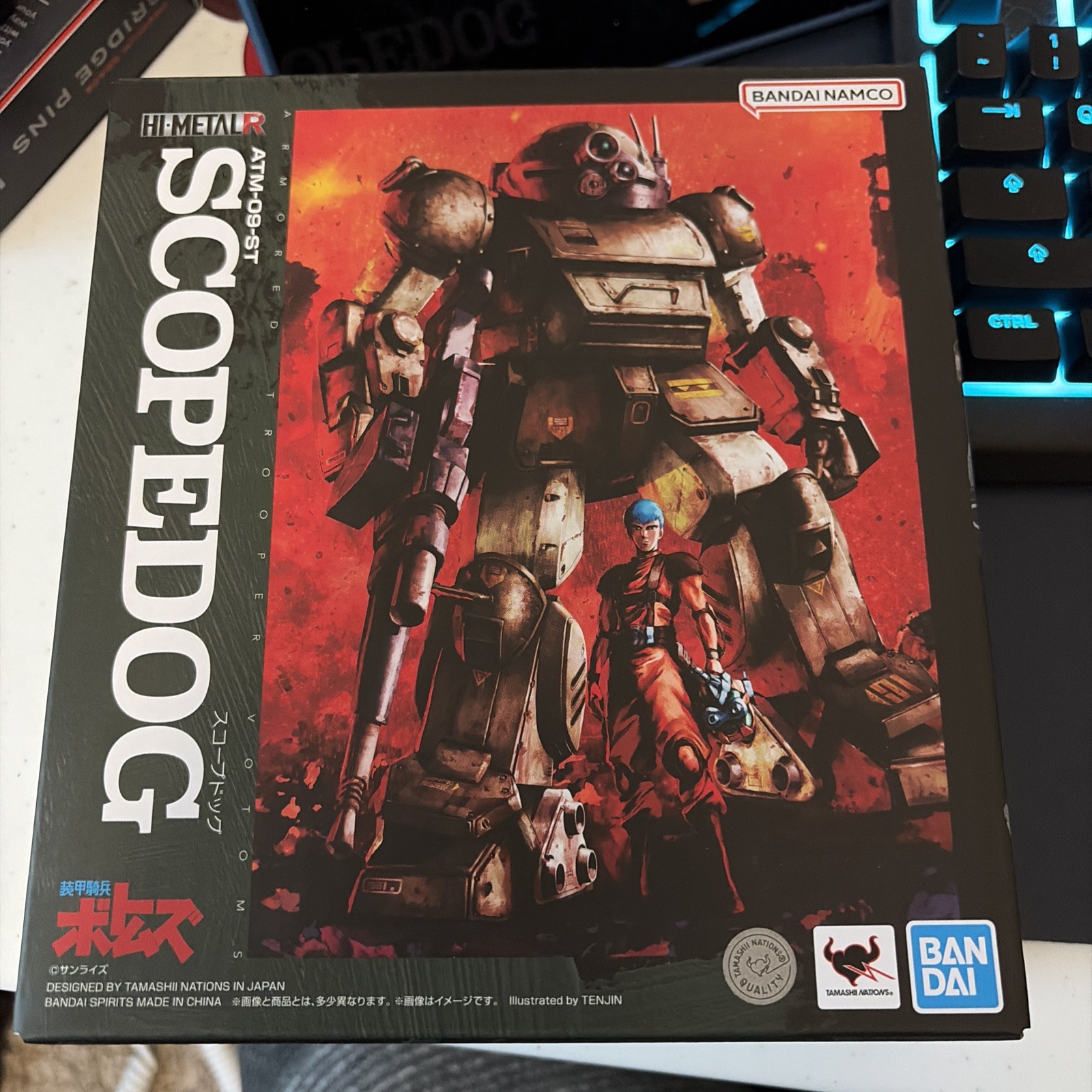 BANDAI HI-METAL R ARMORED TROOPER VOTOMS ATM-09-ST SCOPEDOG 165mm ACTION FIGURE