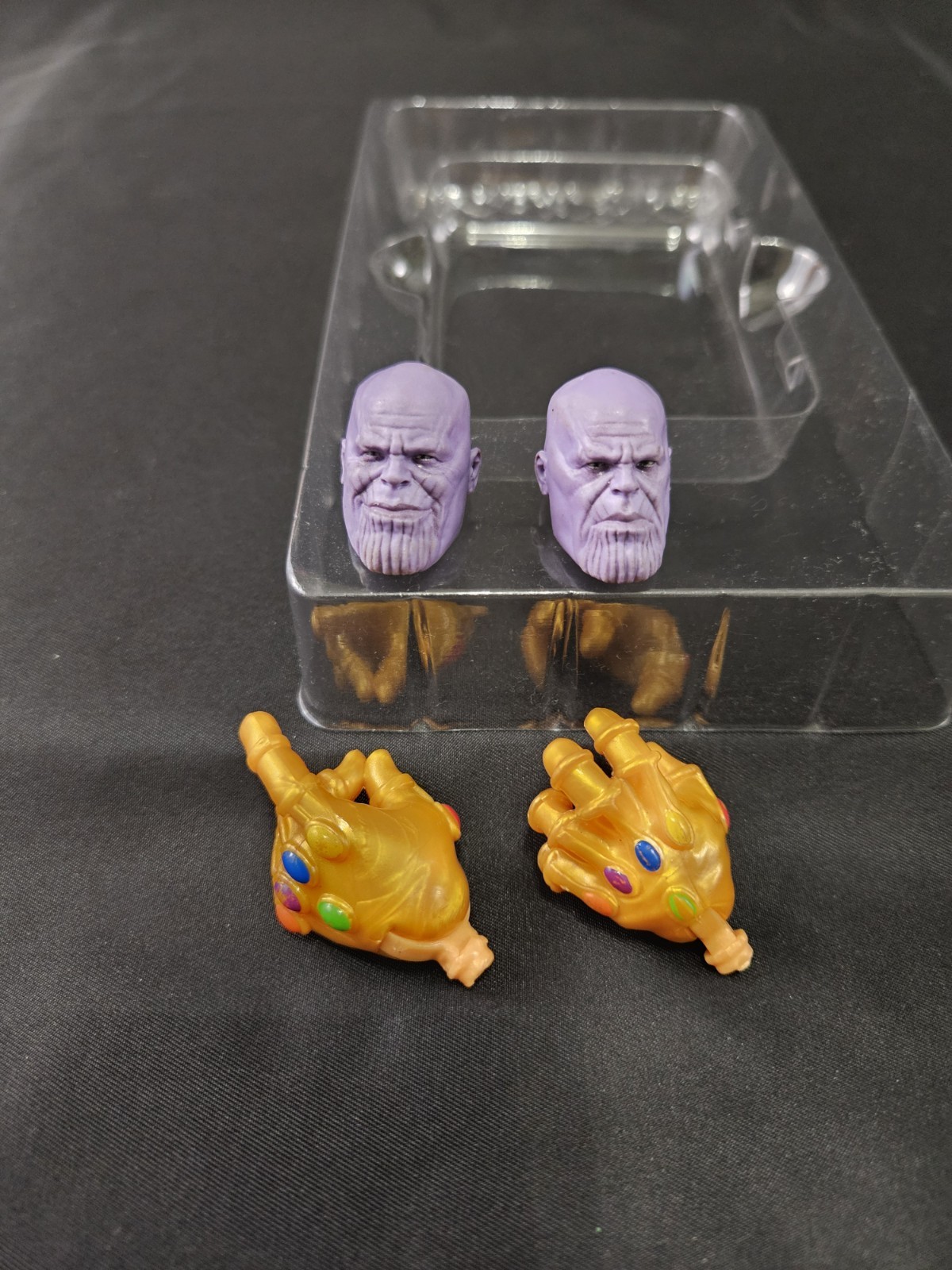 Marvel Legends Hasbro Thanos Infinity Guantlet Glove Hands MCU Heads Fodder Lot