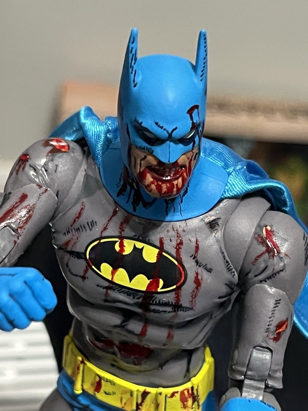 Batman: Knightfall DC Multiverse battle Damage Custom Paint