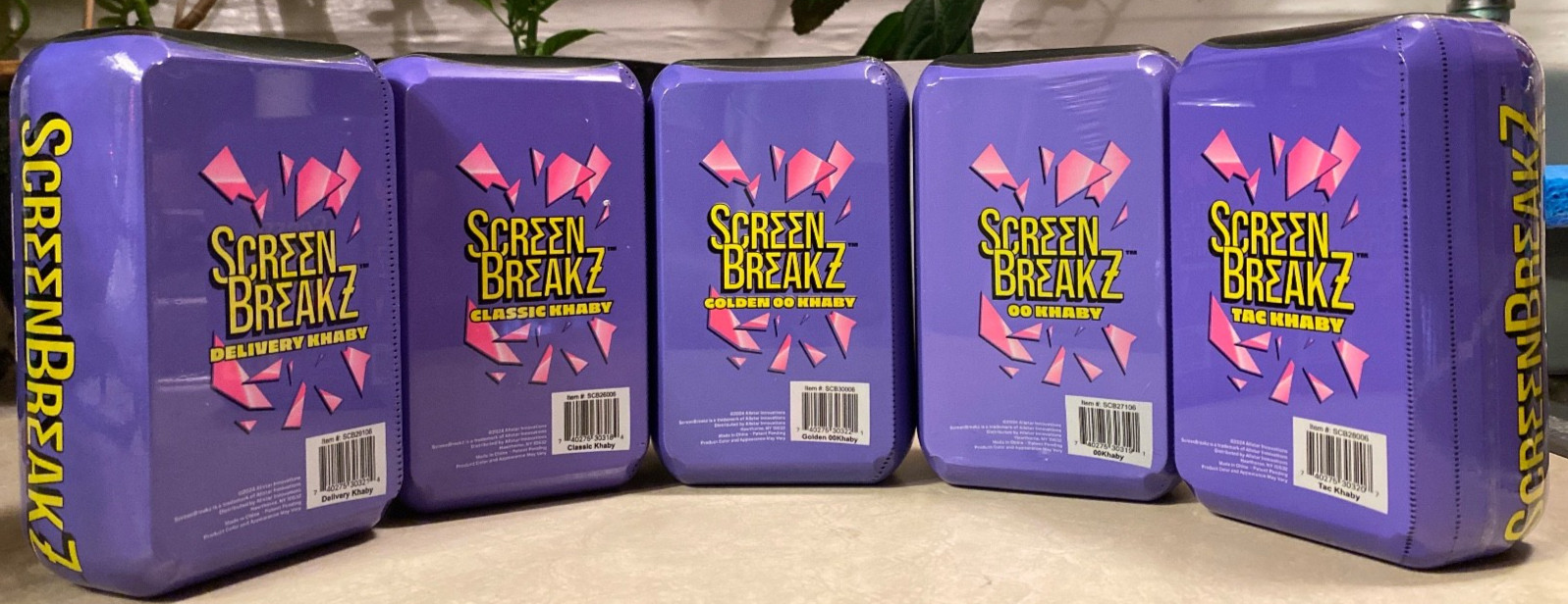 Screen Breakz 5pc Complete Set SBZ/Classic/TAC/OO/Delivery &Golden Khaby FreeS&H