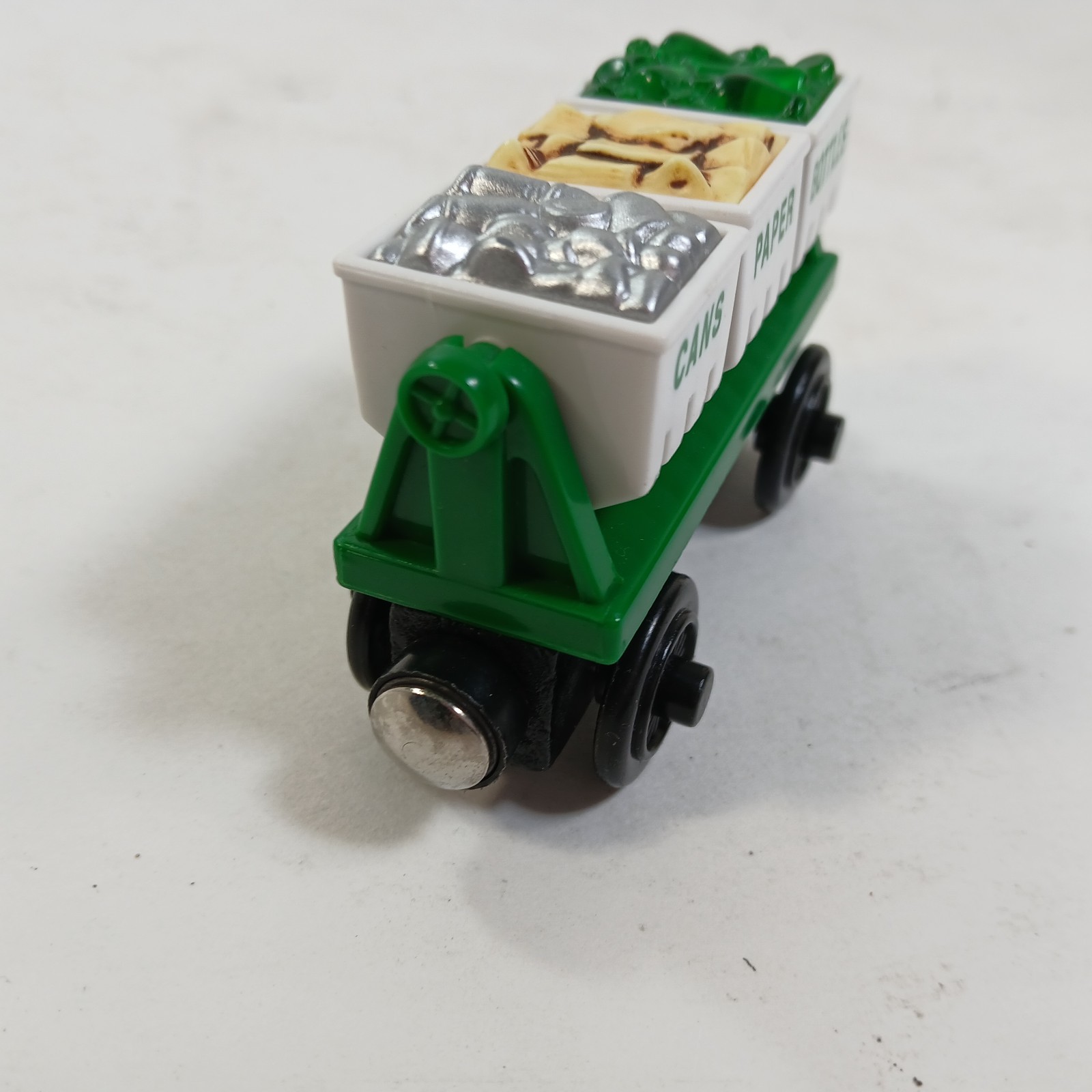 Thomas & Friends Recycling Bins Train Car Wooden Railway Train Cans Paper Bottle