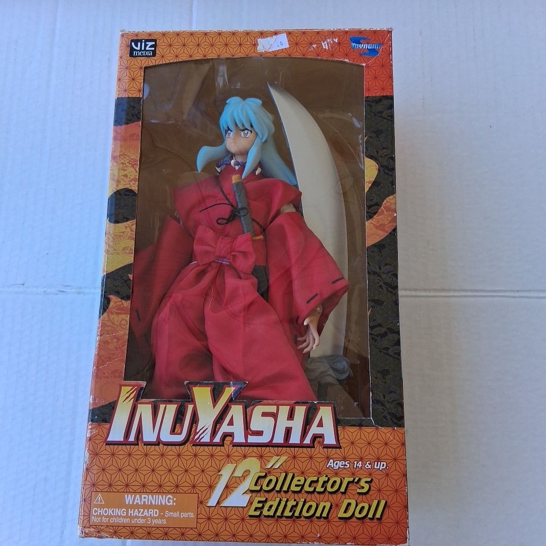 InuYasha 12&Prime; Collector&rsquo;s Edition Doll Toynami Viz Media Complete In Box