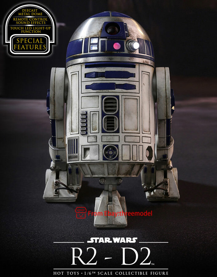 Hot Toys HT 1/6 R2-D2 MMS408 STAR WARS The Force Awakens Robot In Stock