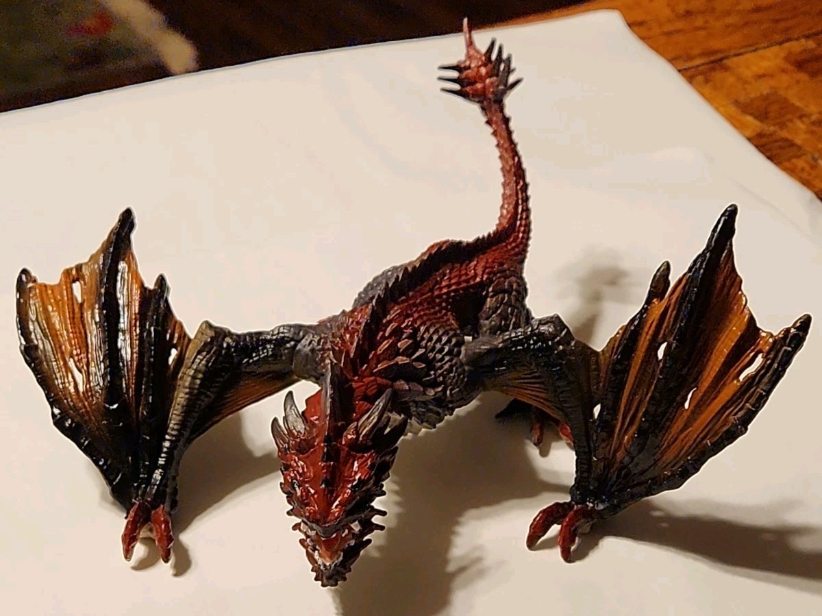 Unbranded Dragon 8&prime; Figure Red And Brown