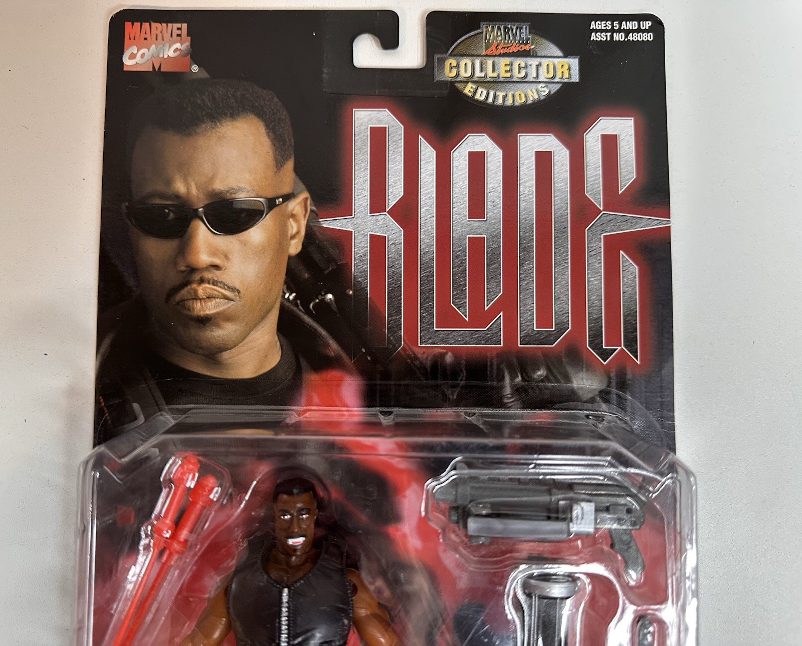 1997 Blade Vampire Blade W/ Vampire Assault Gear Toy Biz Marvel Action Figure