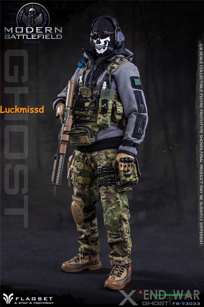 1/6 FLAGSET FS73033 END WAR GHOST « X » Tom Clancy&rsquo;s Endwar Action Figure Model