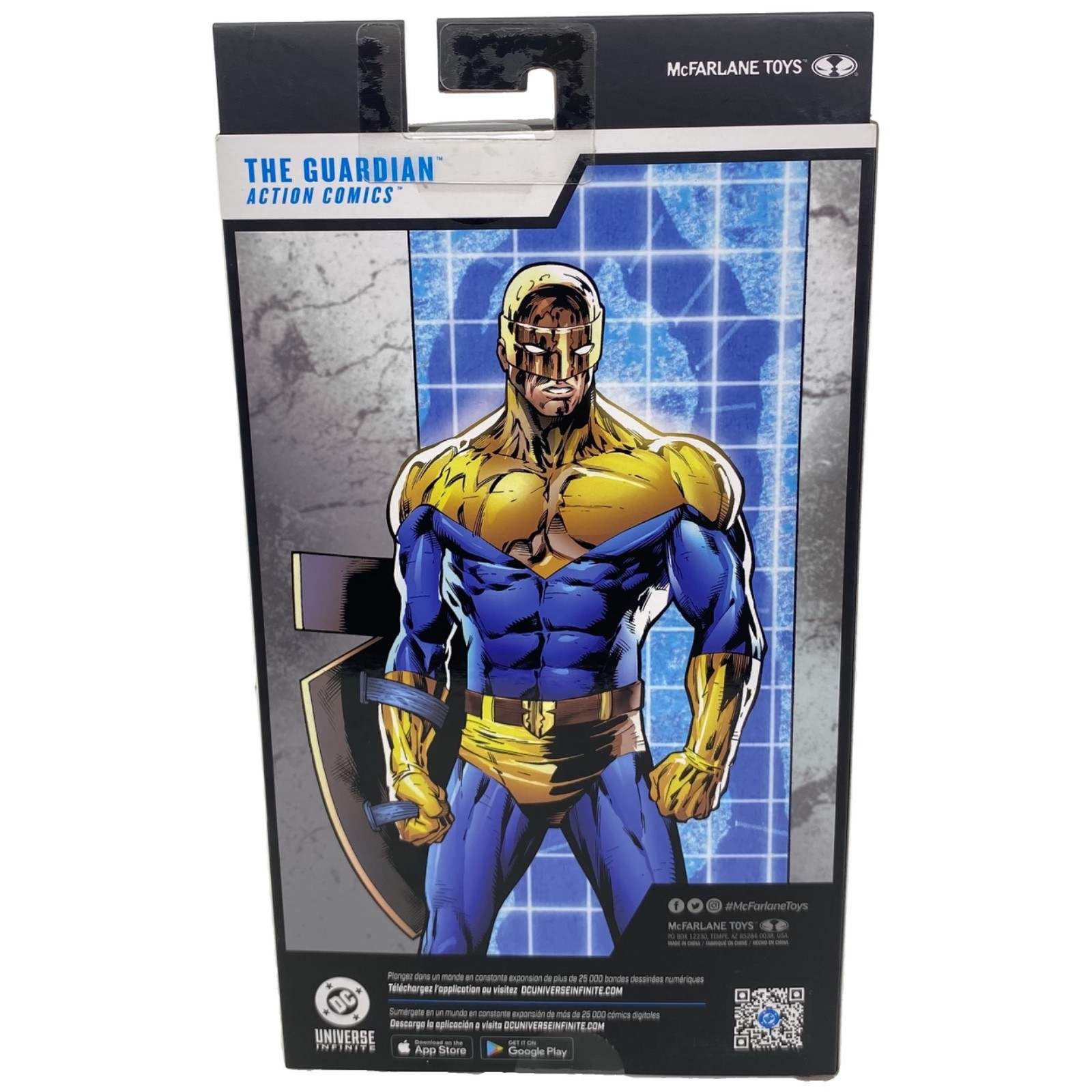 DC Multiverse The Guardian 7&Prime; Action Figure Action Comics McFarlane New Platinum