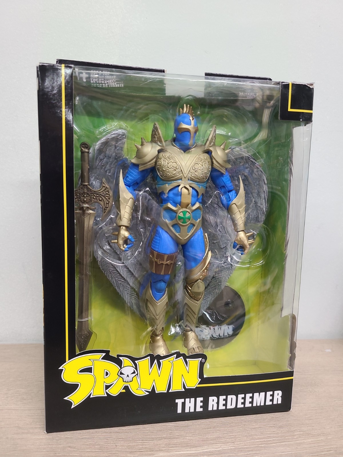 McFarlane Toys Spawn The Redeemer (Blue) 7&Prime; Action Figure with Accessories