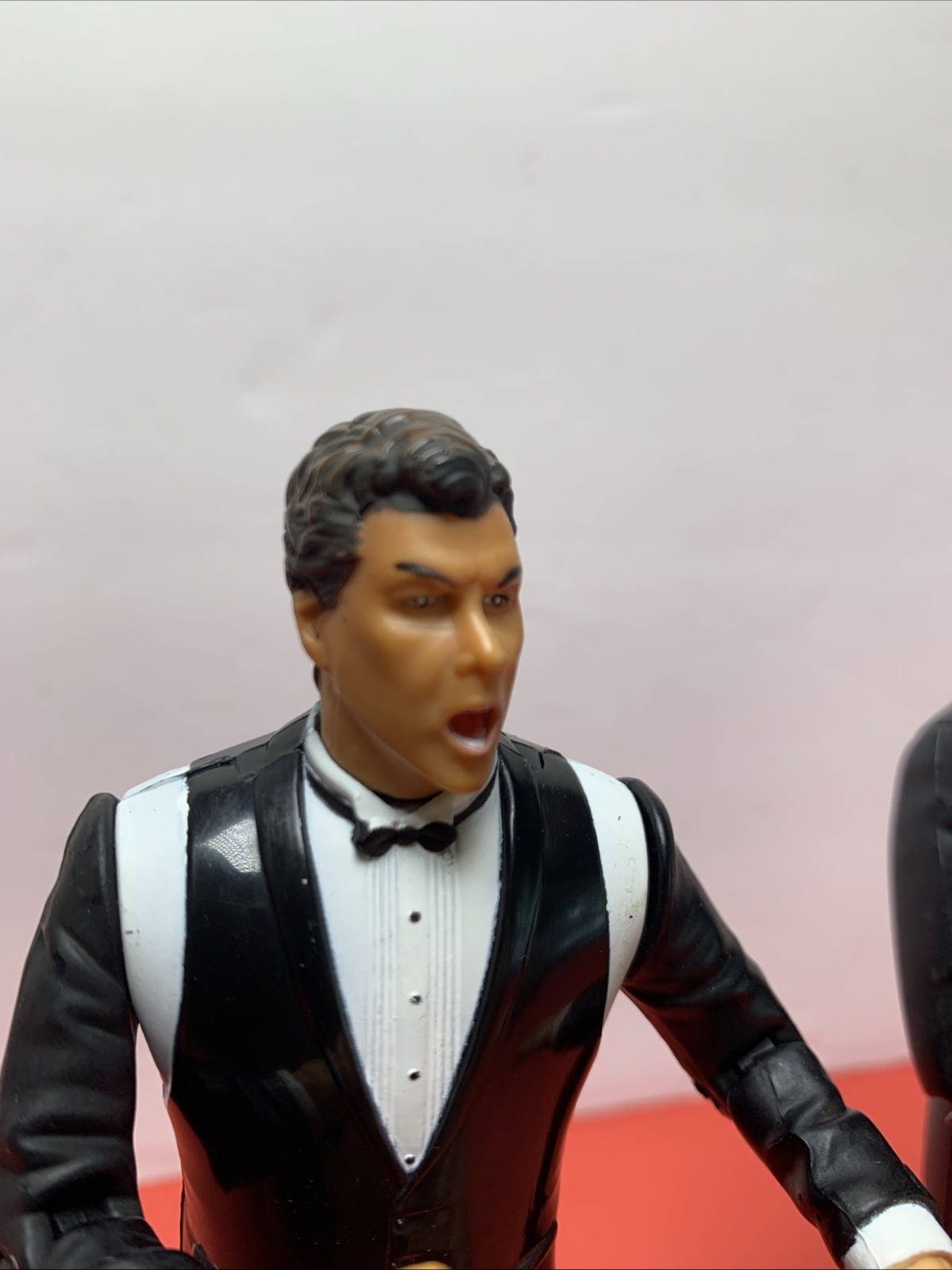 2 1999 Marvel Entertainment Michael Buffer Boxing WWF WWE UFC Announcer Figures
