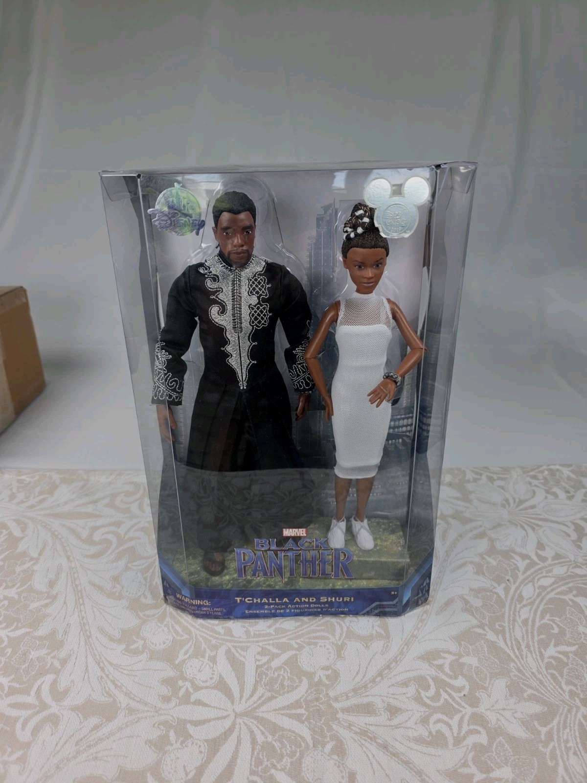 Disney Store T&rsquo;Challa and Shuri 2-Pack Action Doll Set