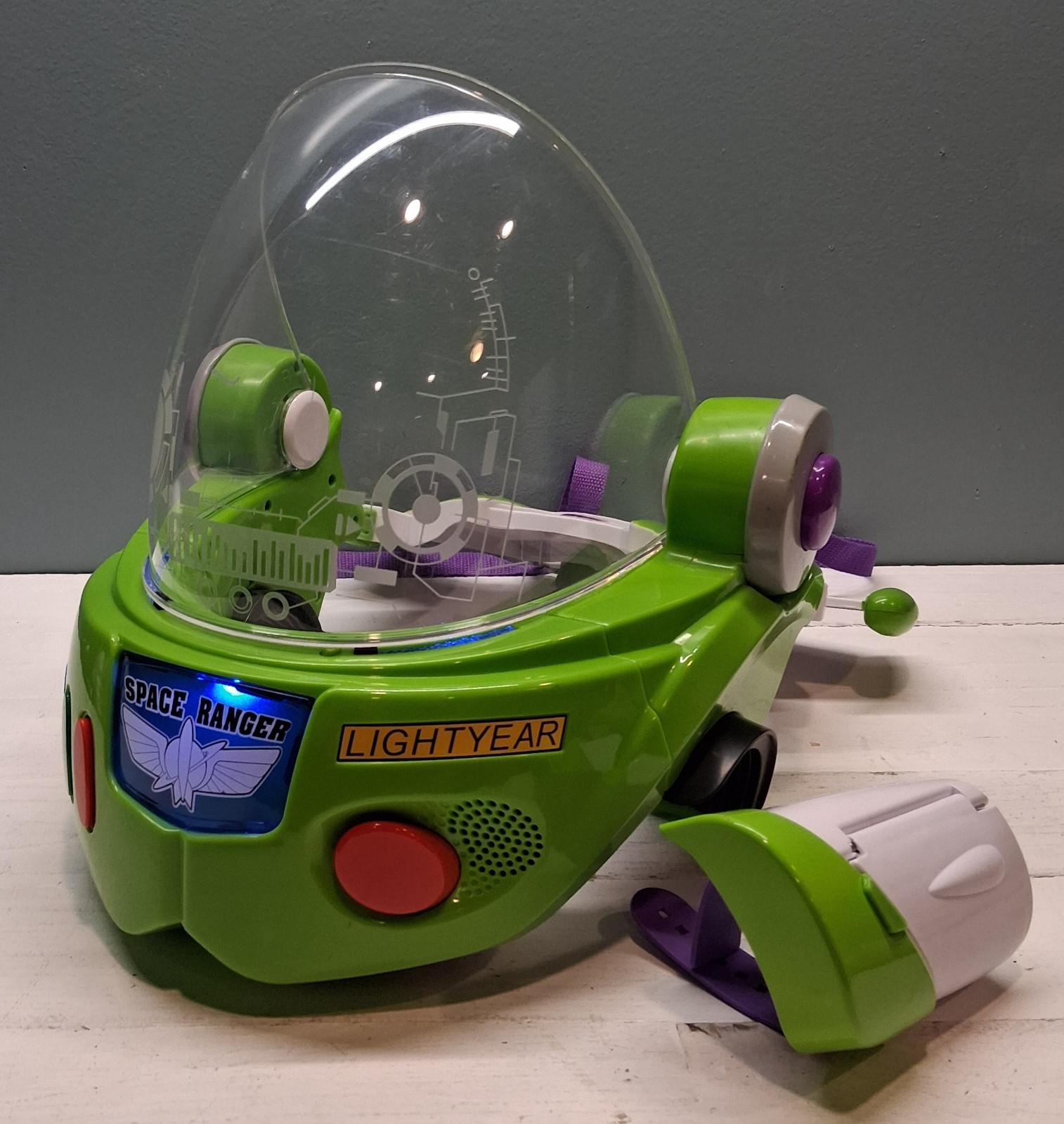 Toy Story 4 Buzz Lightyear Star Command Talking Helmet Visor Cosplay Mattel 2018