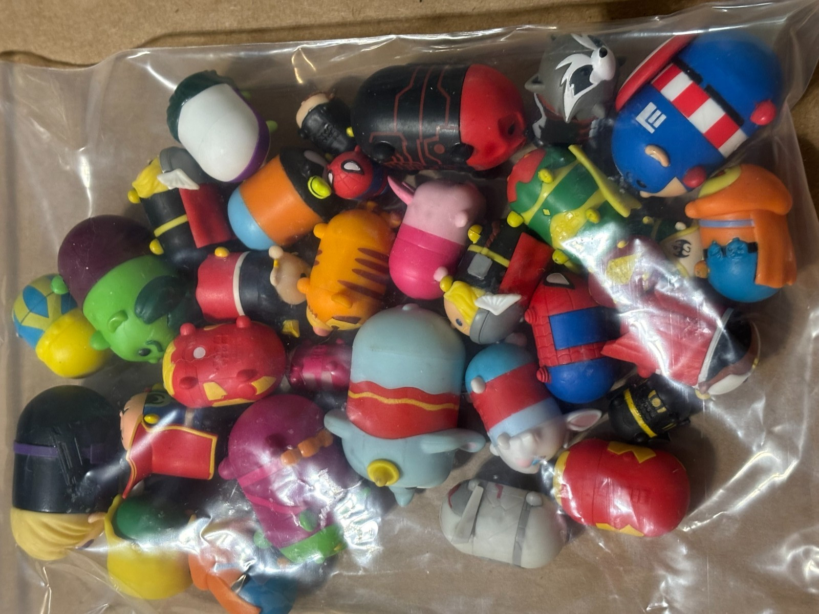 Disney TSUM TSUM Vinyl Figures Lot Of 25+ Various Sizes Disney and Marvel