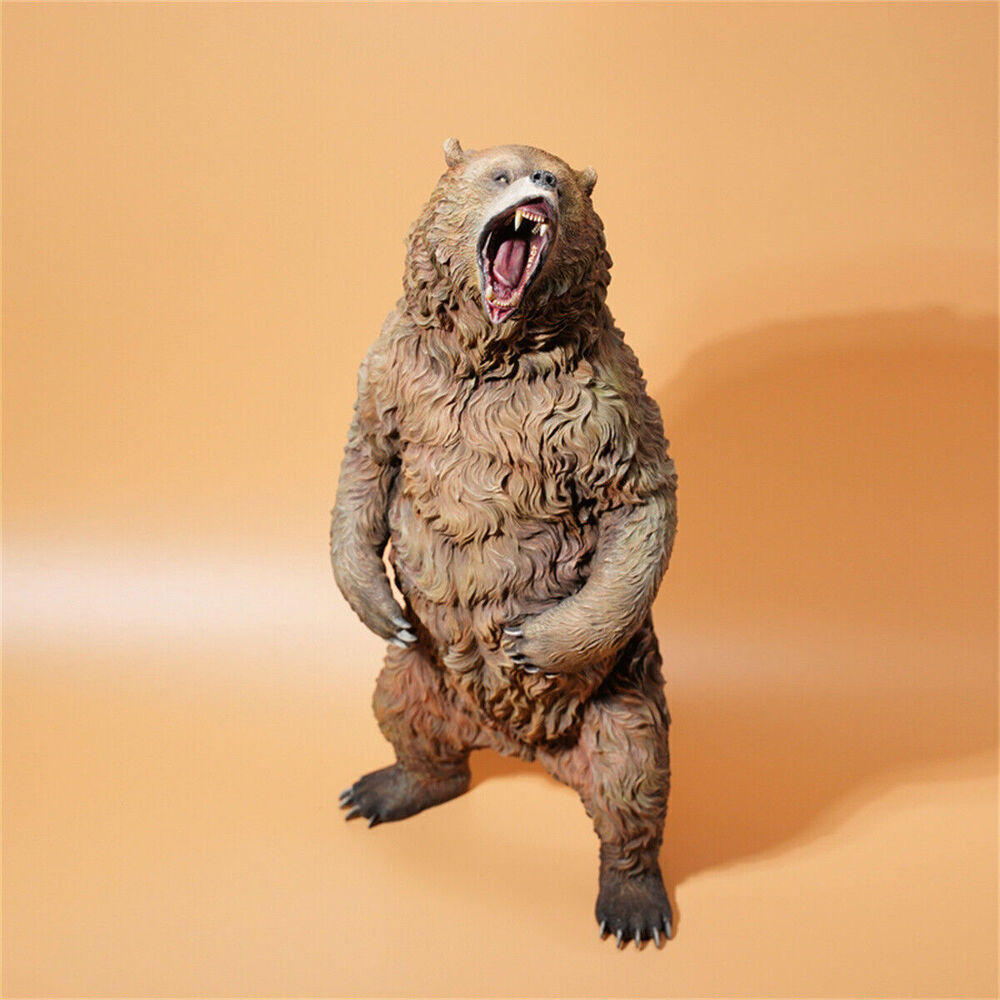 1/6 JXK Animal Brown Bear Model Realistic Fierce Soldier Scene GK Statue Toy