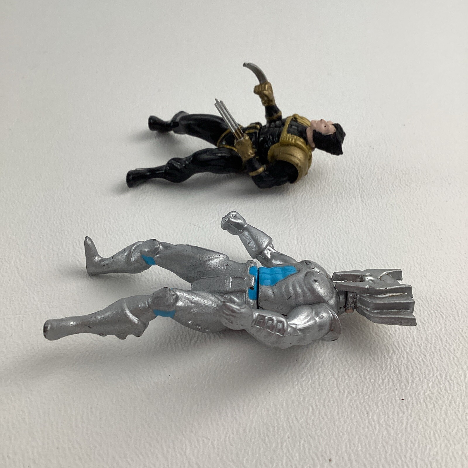 Marvel X-Men Spy Wolverine Stryfre Metal Action Figures Vintage Toy Biz 1994