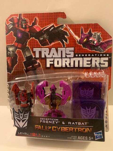 Transformers Generations Fall Of Cybertron DECEPTICON FRENZY & RATBAT NIB