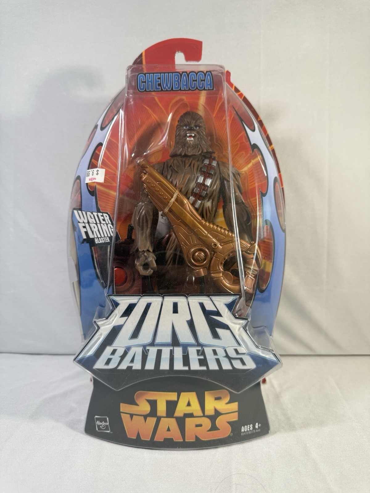 NEW SEALED 2005 Star Wars Force Battlers Chewbacca with Water Firing Blaster