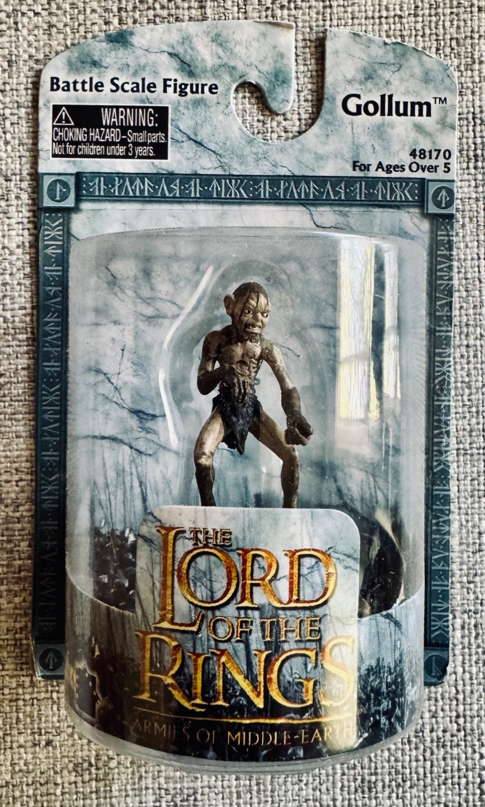Lord of The Rings: 2&Prime; Gollum Battle Scale Figure (2003 Play Along Toys) – New