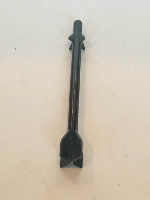 Gi Joe part accessory weapon missile Dragonfly gray Hasbro vtg figure toy 1983