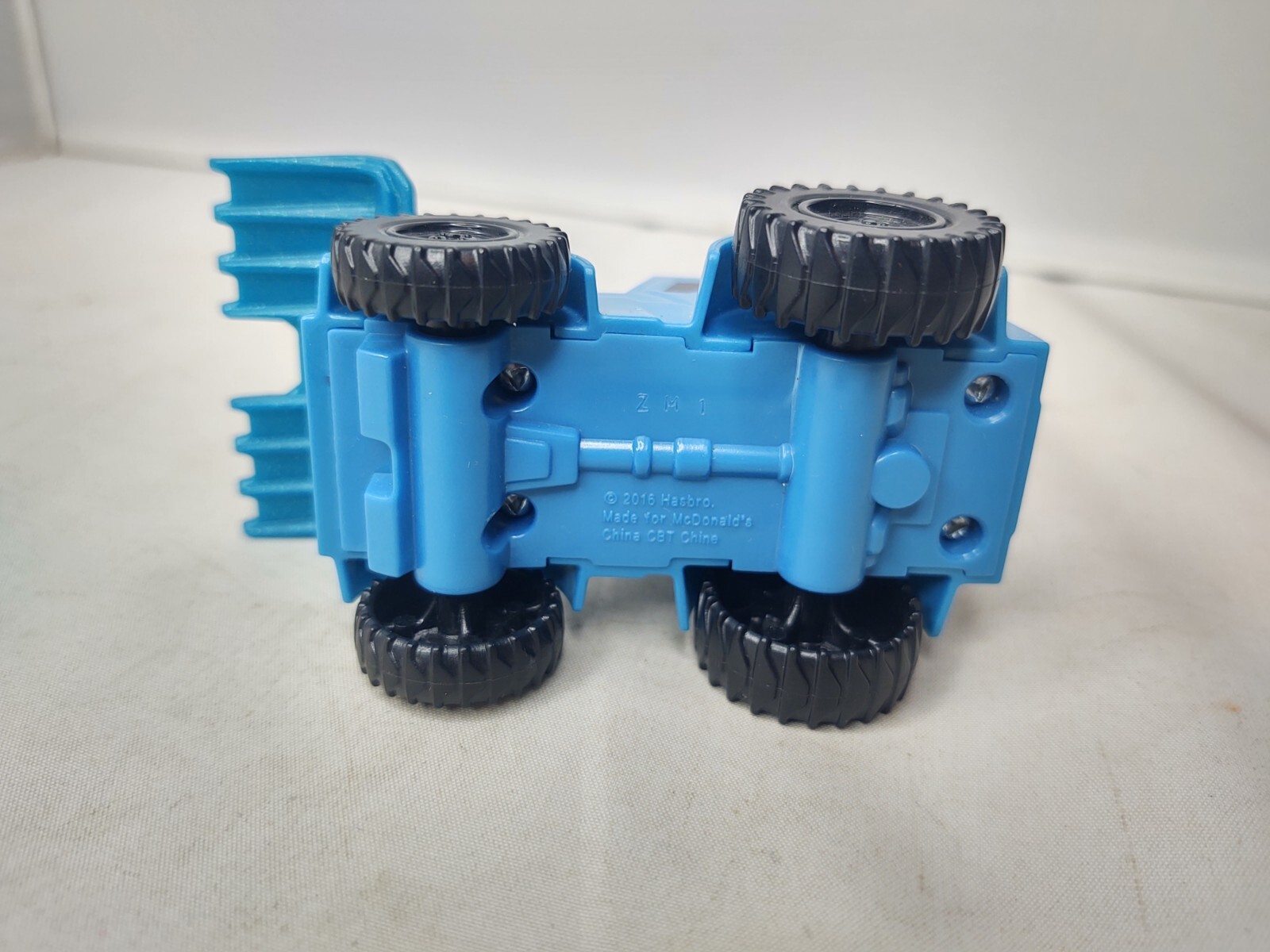2016 Transformers Blue Bulldozer Figure Figurine McDonald&rsquo;s Happy Meal Toy Car
