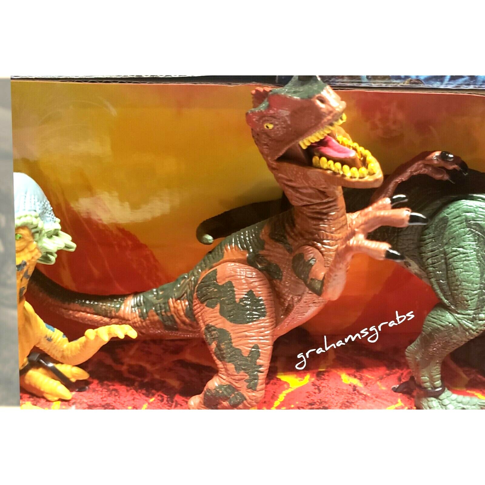 KID GALAXY POSEABLE 9&Prime; DINOSAUR ACTION 6 PIECES! CREATE EPIC BATTLES! NEW