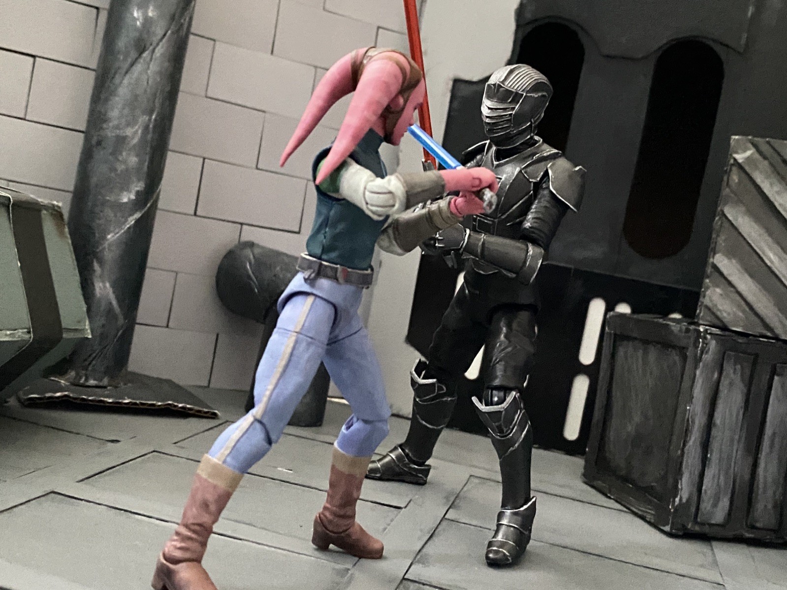 Custom Painted Star Wars: Maul – Shadow Lord – Black Series – Devon Izara