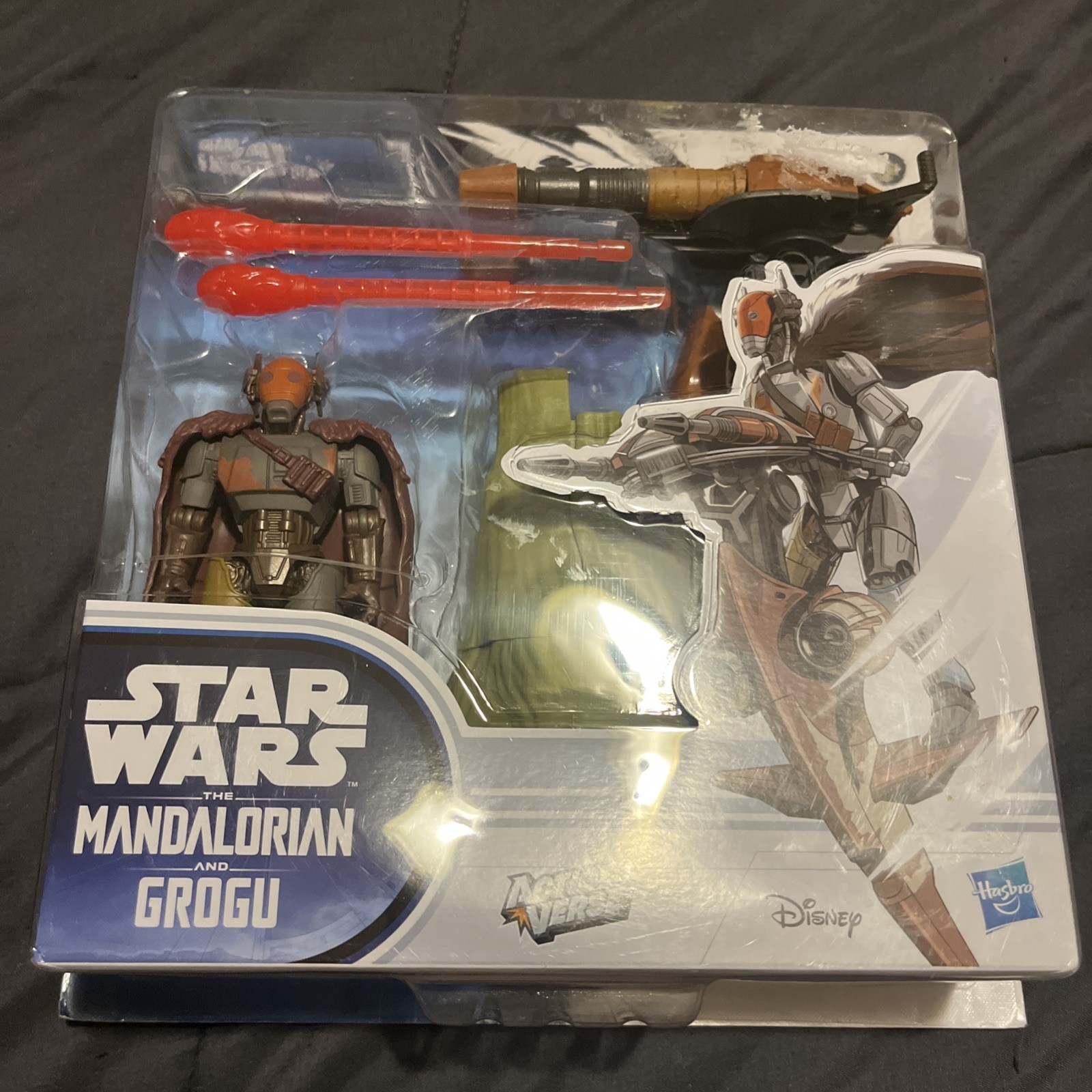 Star Wars ActionVerse Guard Droid & Mercenary STAP Mandalorian & Grogu New