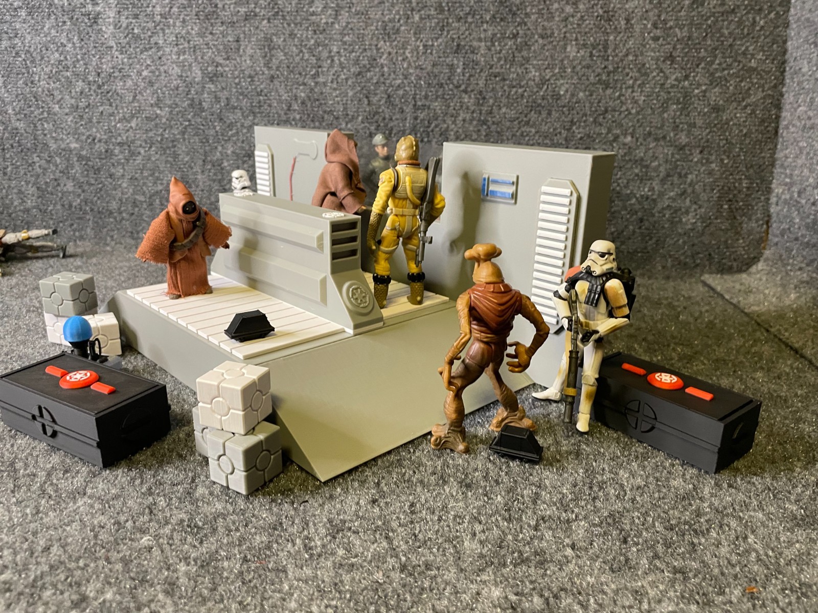 Custom made star wars Inspired 3.75 Imperial checkpoint