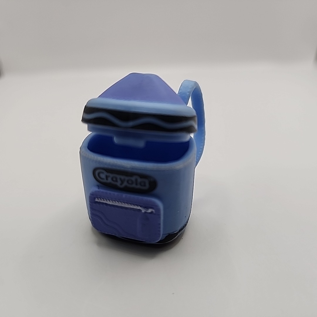 Mini Crayola Backpack Blue Rubber Tik Tok Special Edition