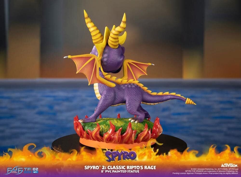 Spyro 2: Classic Ripto&rsquo;s Rage 8&Prime; PVC Statue by First 4 Figures SEALED
