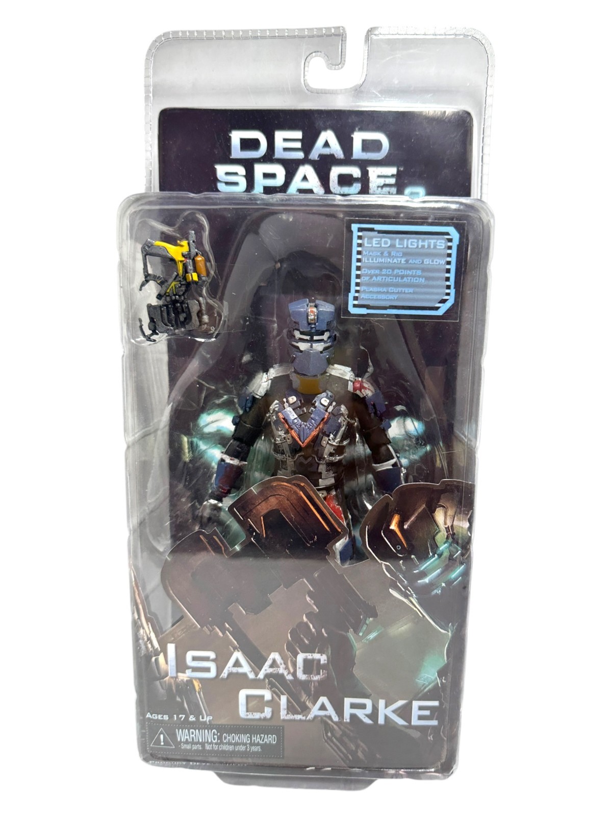 NECA Dead Space 2 ISAAC CLARKE LED Lights Player Select Action Figure – New