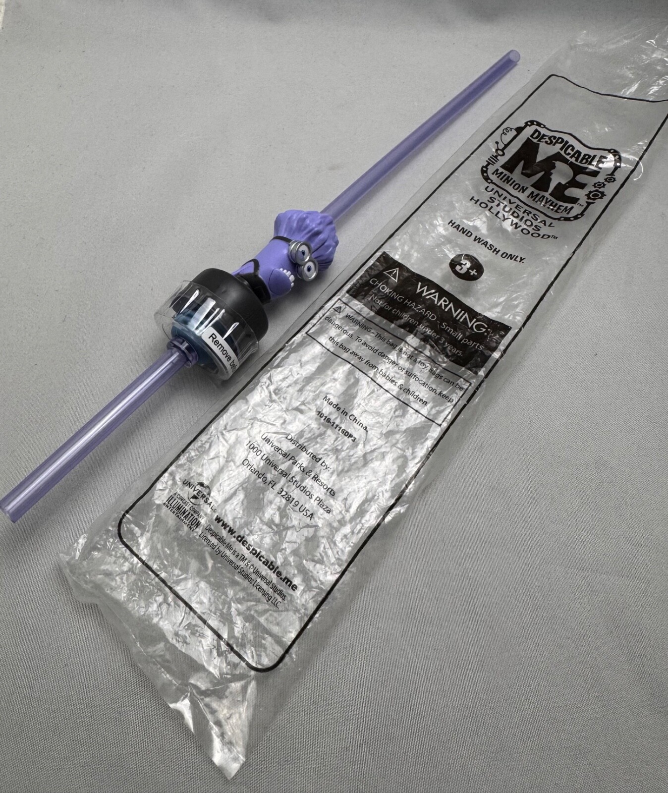Despicable Me Minion Mayhem Straw