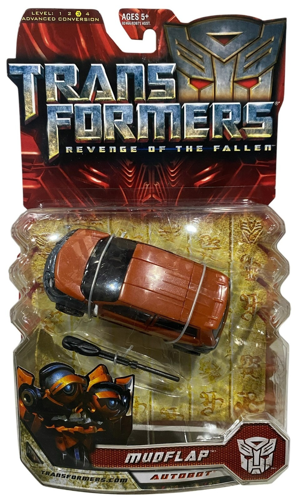 Transformers Mudflap Revenge of the Fallen Deluxe Class Figure NEW w Crease 2008