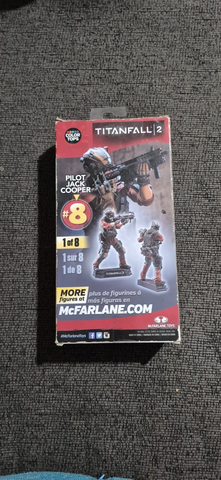 Titanfall 2 Pilot Jack Cooper Action Figure McFarlane Color Tops Box Has Wear