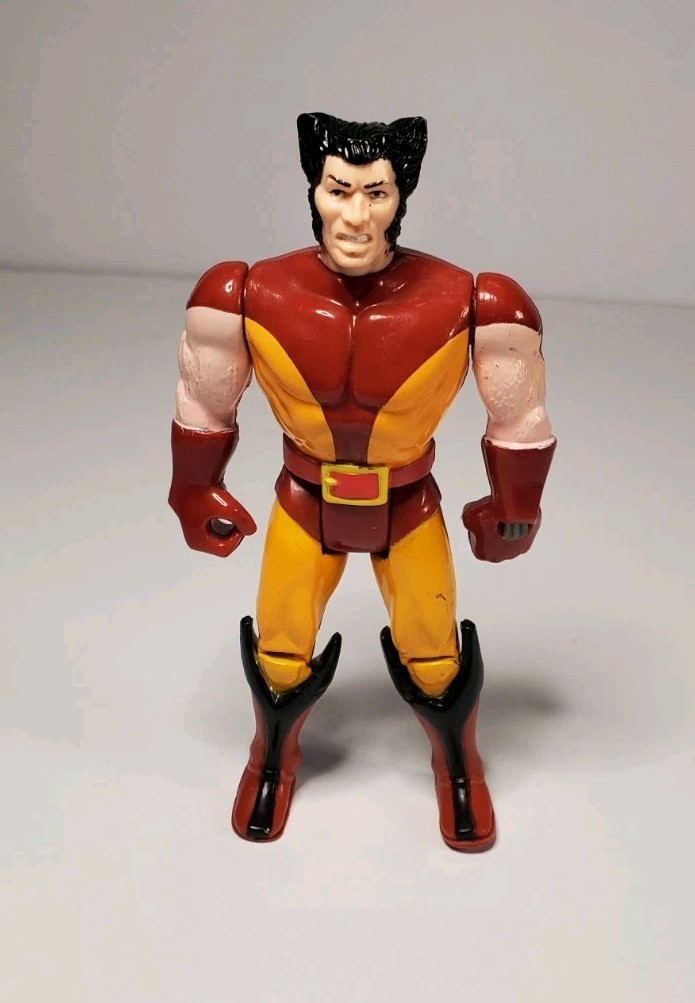 Uncanny X-Men Wolverine 1st Loose 5&Prime; Action Figure Toy Biz 1992 Brown Suit Claw