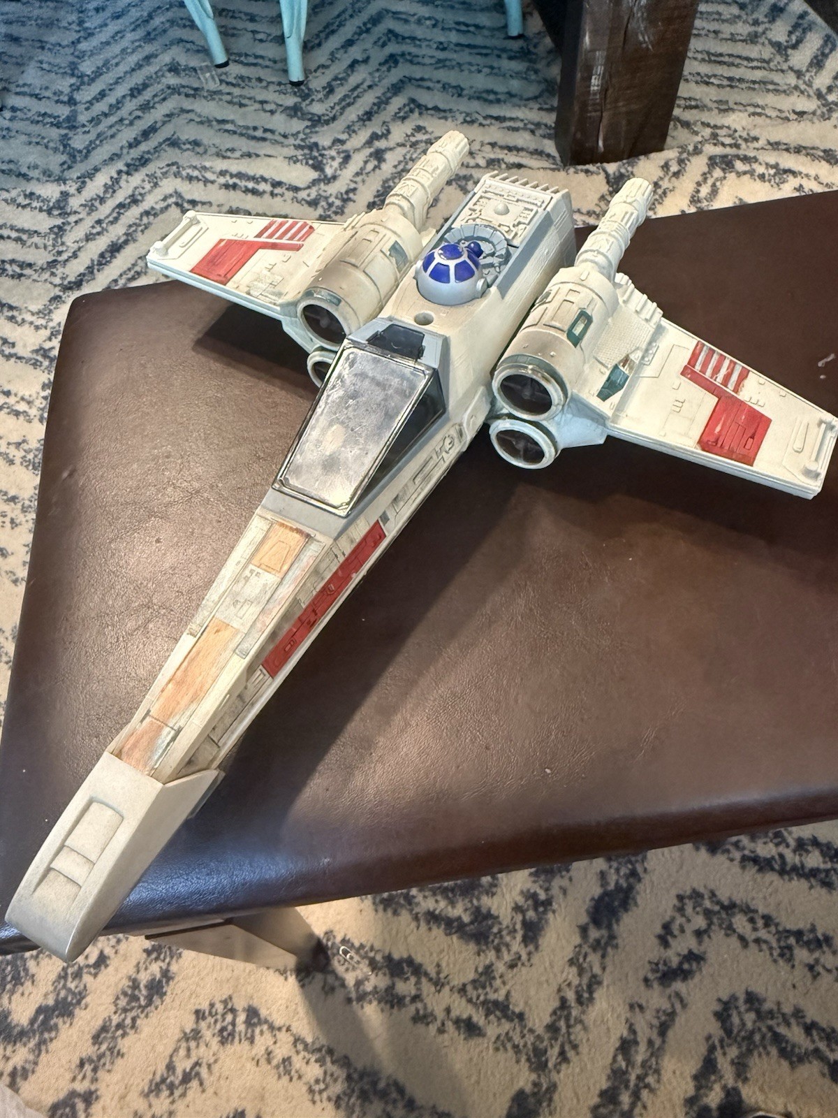 1978 Kenner Star Wars X-Wing Fighter w/ R2-D2 Vintage Incomplete AS-IS