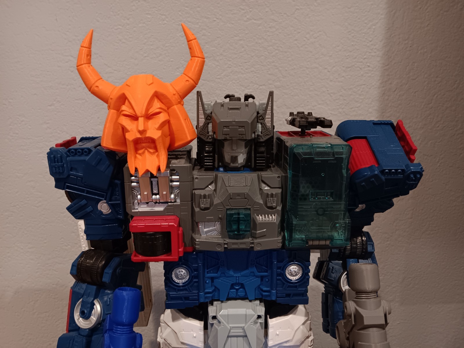 Retro G1 Transformers style Unicron head 3D printed Choose your color Paintable