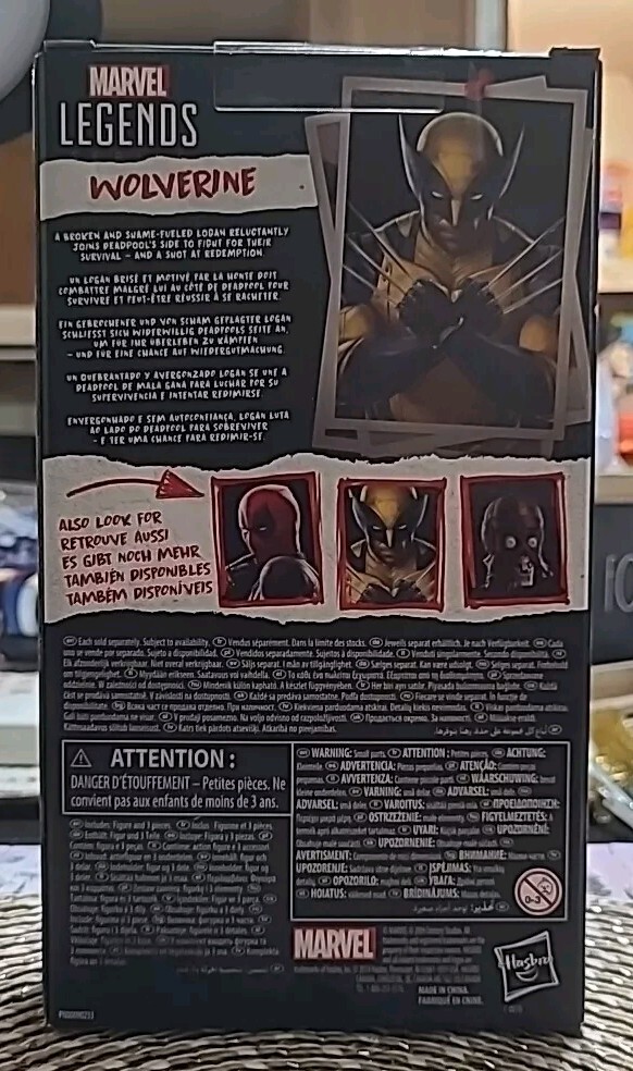Hasbro Marvel Legends Deadpool & Wolverine « WOLVERINE » Action Figure! Brand New!