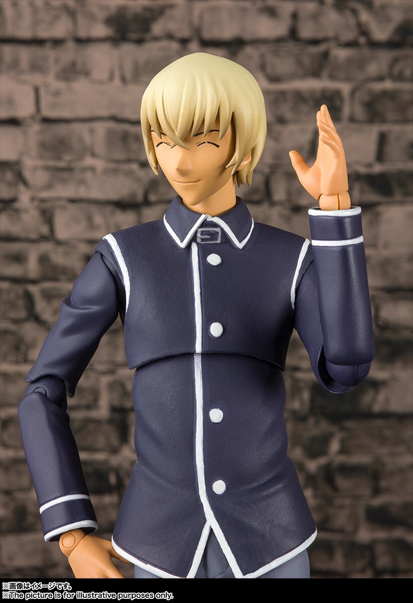 BANDAI S.H.FIGUARTS DETECTIVE CONAN TORU AMURO 160mm ACTION FIGURE