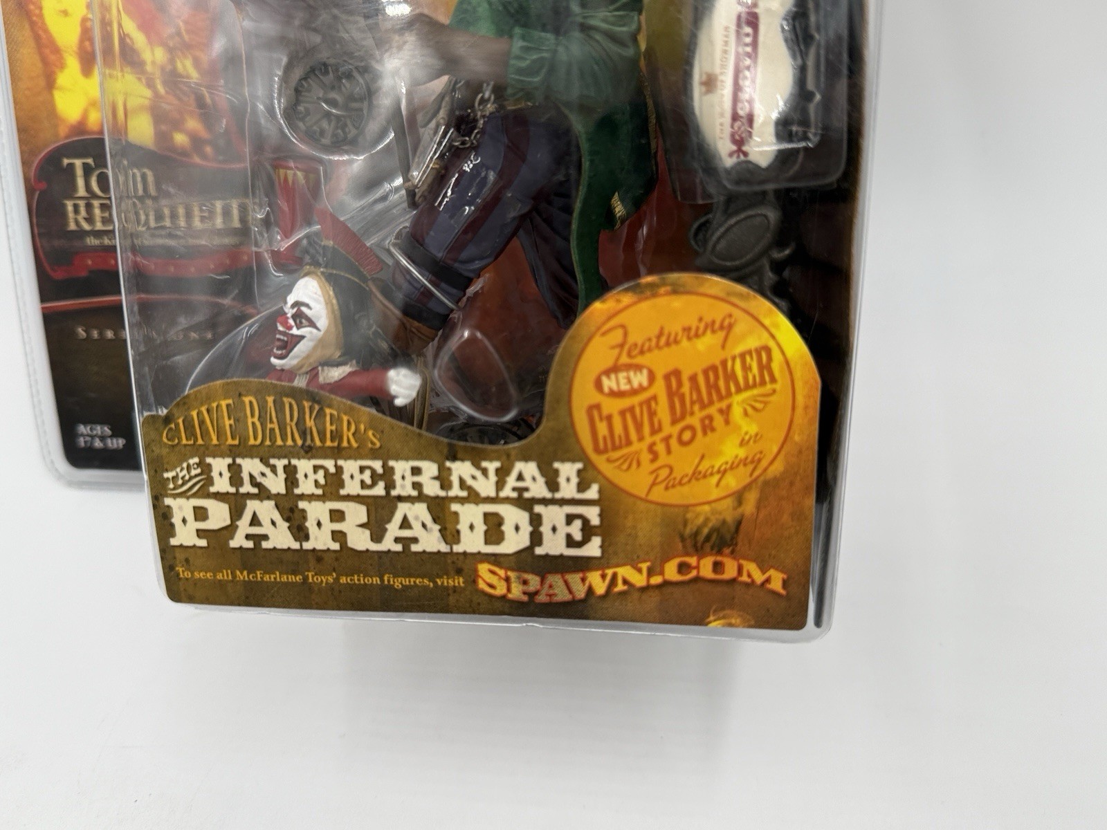 2004 McFarlane Clive Barkers Infernal Parade Tom Requiem The King of Showmen