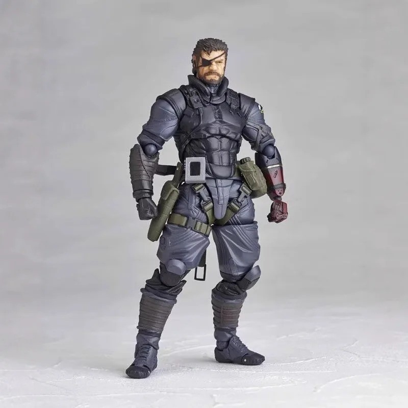 15cm Metal Gear Solid Solid Snake Articulated Action Figure Alloy Collectible Mo