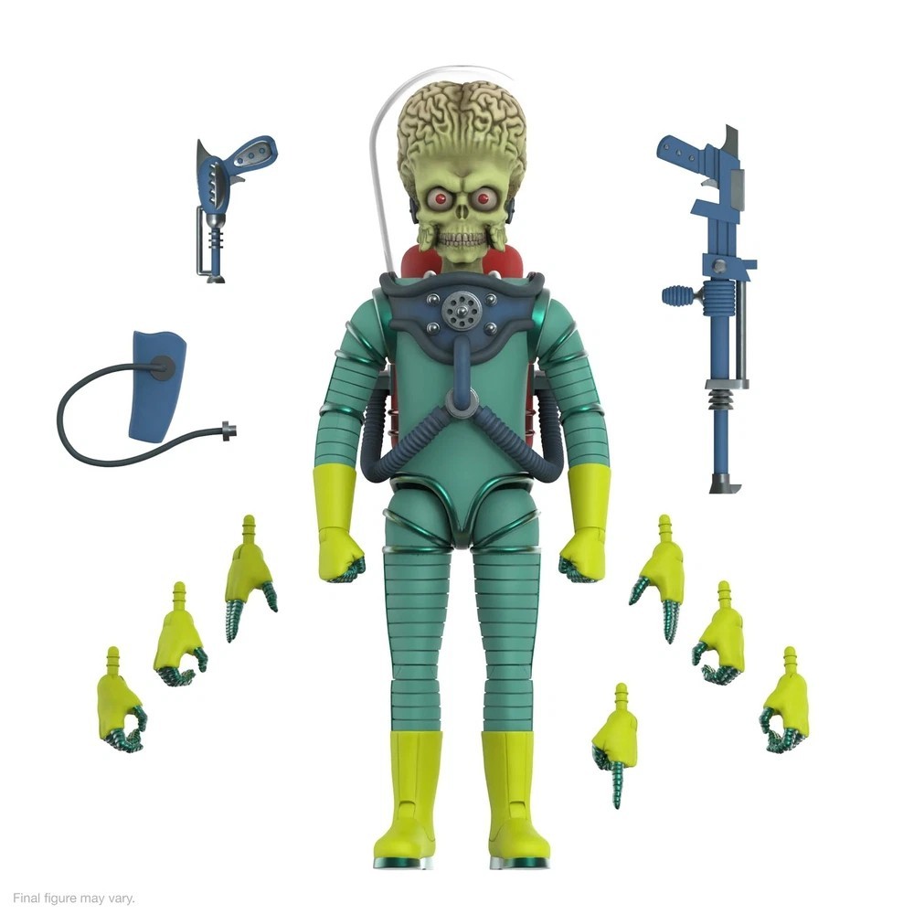 ULTIMATES! Mars Attacks Martian The Invasion Begins – 7&Prime; Mars Attacks Action …