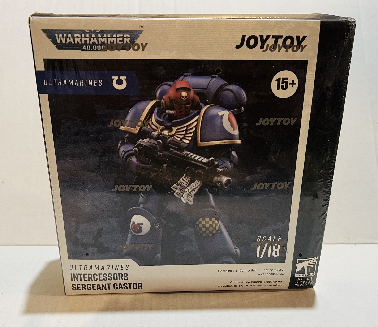 SEALED JoyToy Warhammer 40,000 40K Ultramarines Sergeant Castor U25B
