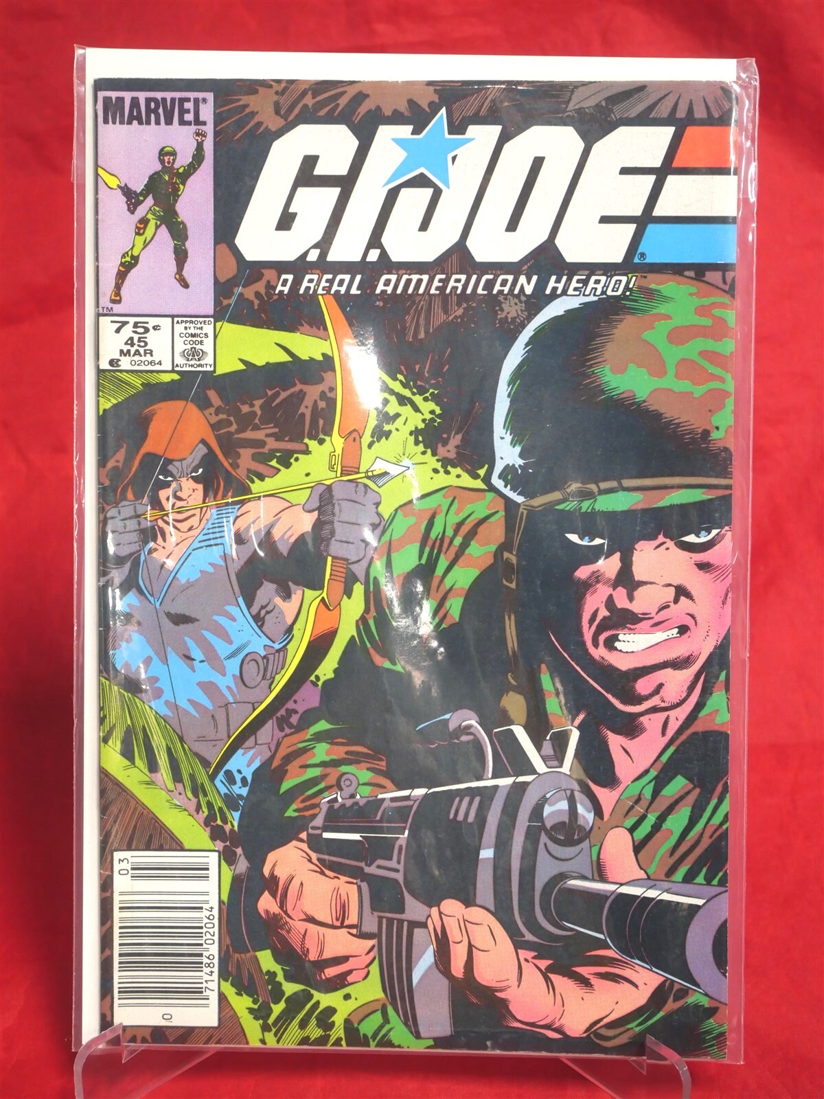 GI Joe Comic Book ARAH Issue #45 Marvel Comics Group A Real American Hero