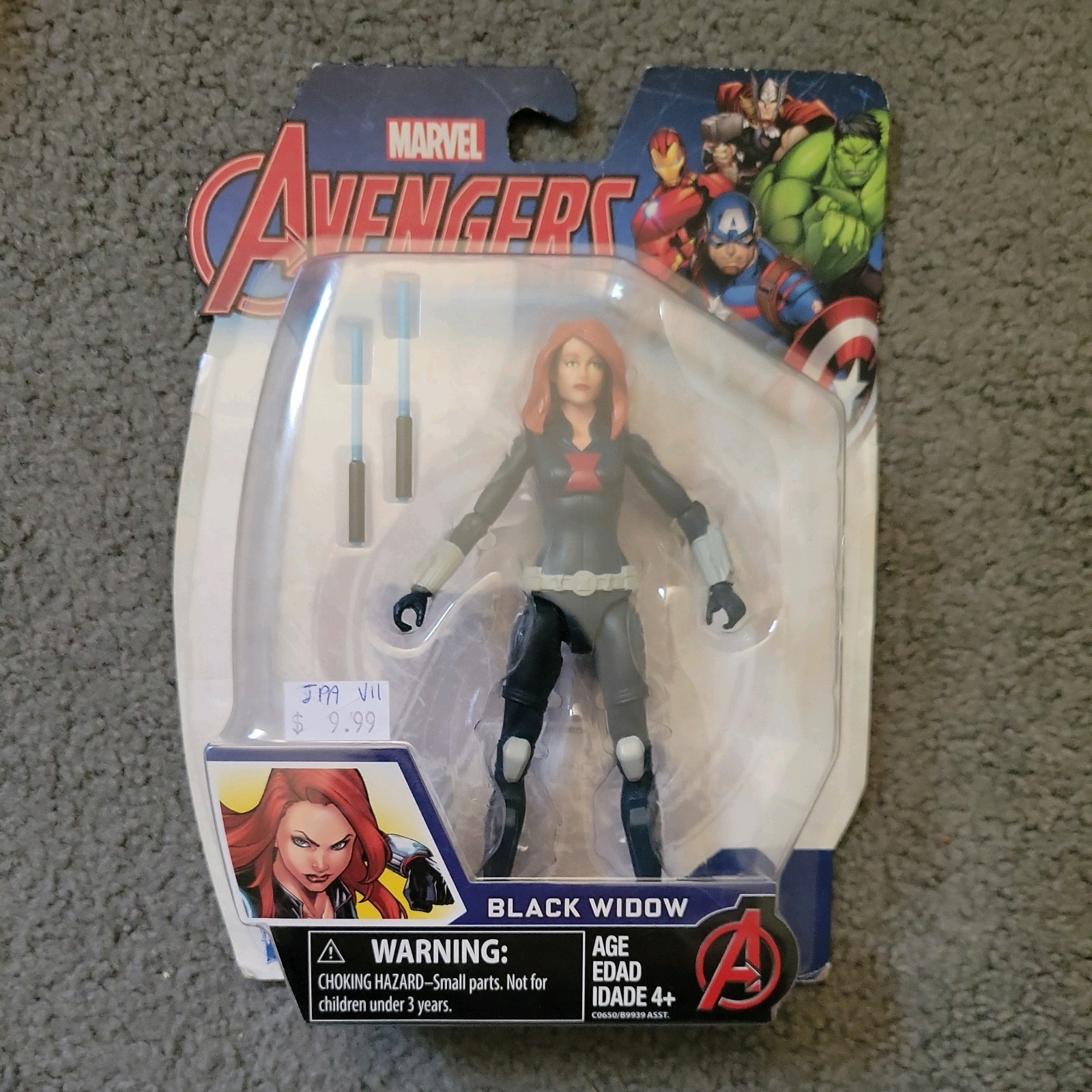 2016 Black Widow 5&Prime; Marvel Avengers Hasbro Action Figure Sealed in Box Brand New